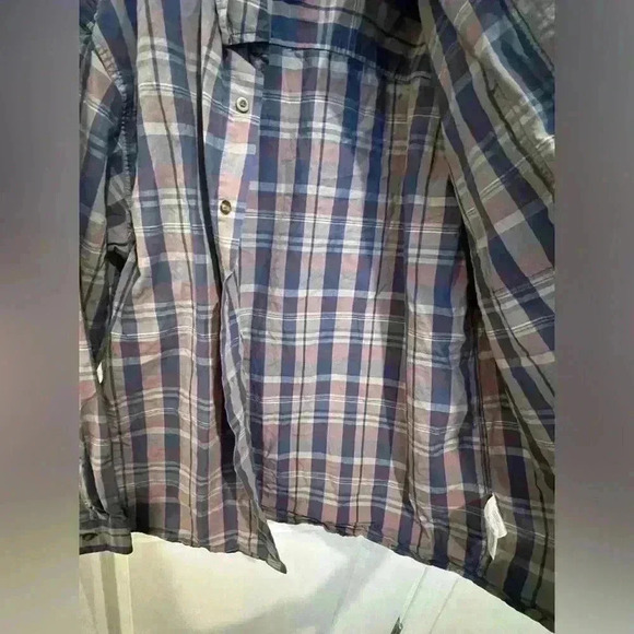 Carhartt Men’s Plaid Button Up Shirt Relaxed Fit Size Large - Picture 7 of 15